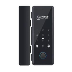 Smart Lock Door, Yala inteligentă ptr uși din sticla, acces cu amprenta, card, cod PIN, TTlock App